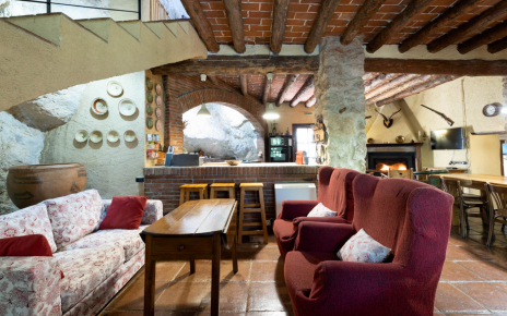 Living area, dining room, kitchen